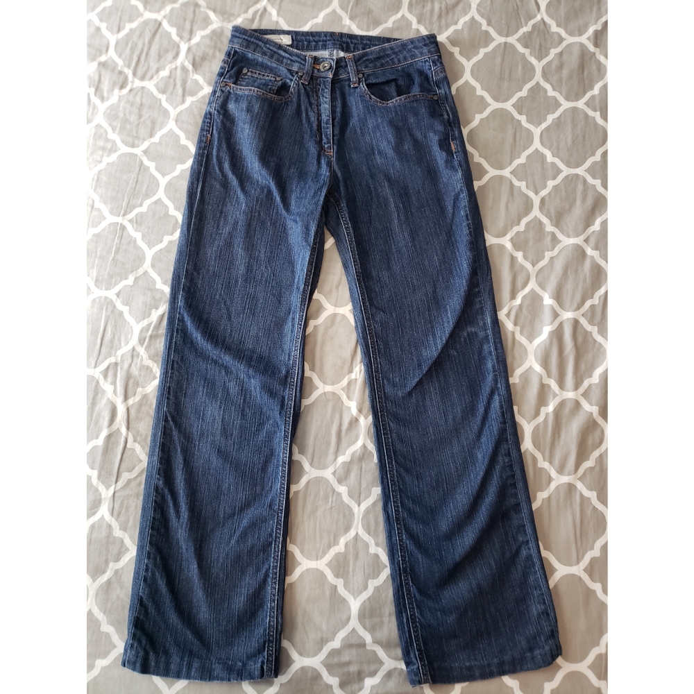 Faconnable women's straight leg designer denim jean size 4